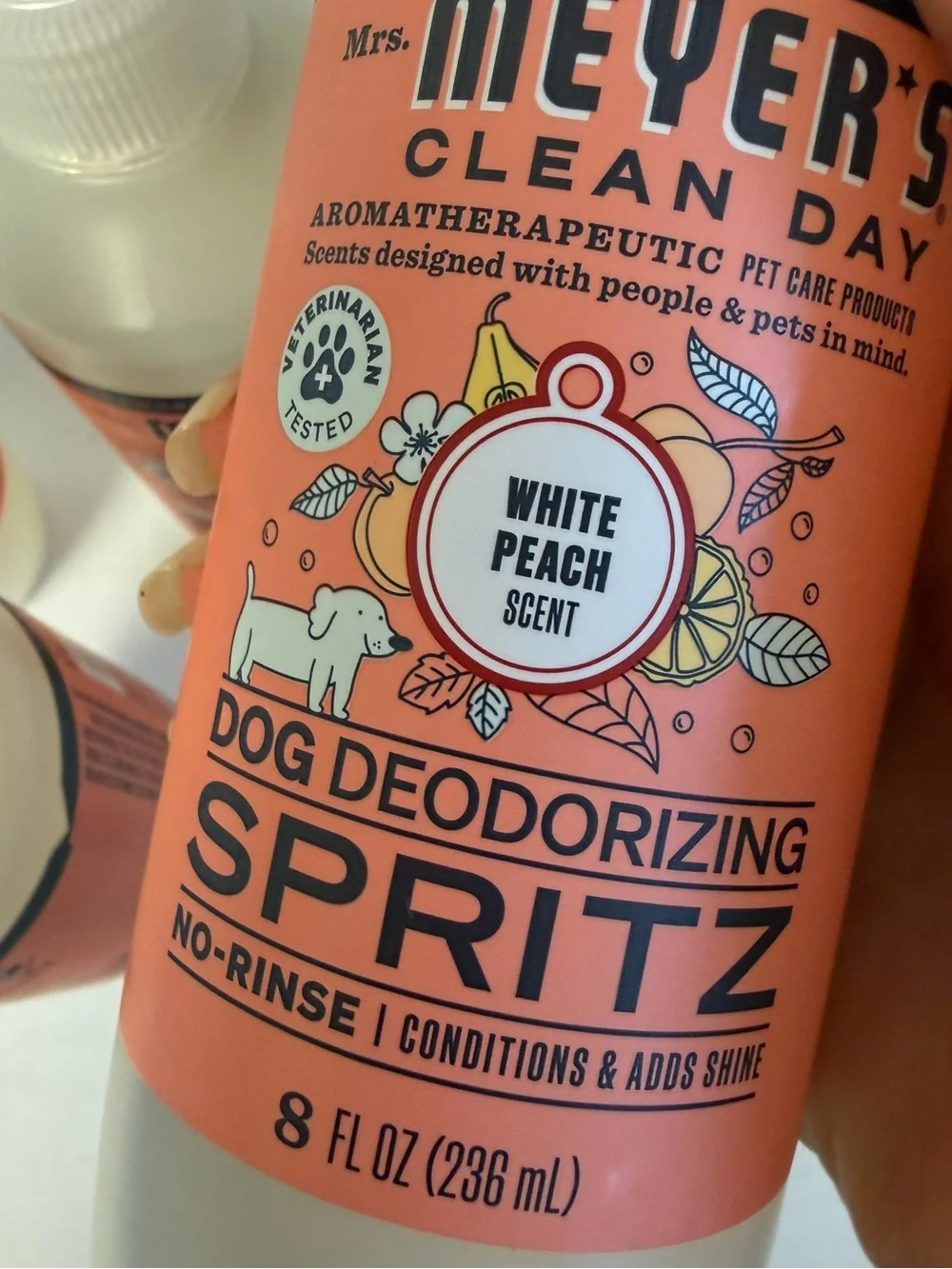 MRS.MEYER’S  Dog Deodorizing Spritz Peach NWT
